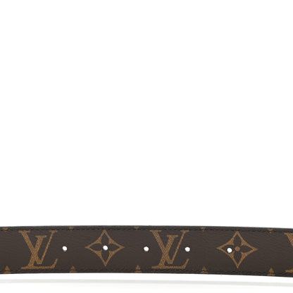 Louis Vuitton Calfskin Monogram 40mm LV Initiales Reversible Belt 90 36 Black 5 of 5