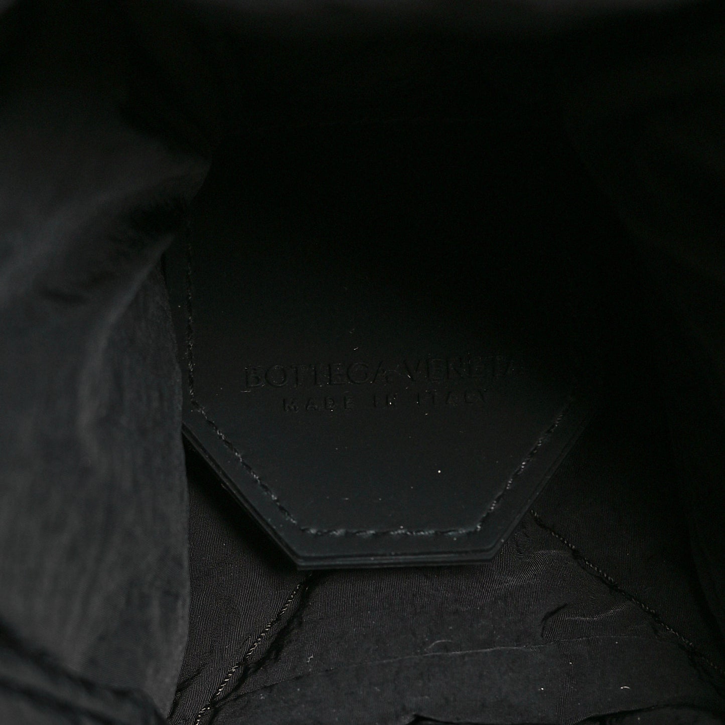 Nylon Intrecciato Padded Tech Maxi Cassette Bag Black