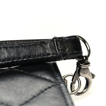 Chanel Calfskin Quilted Chain CC Chain Clutch Argent Fonce 13 of 15