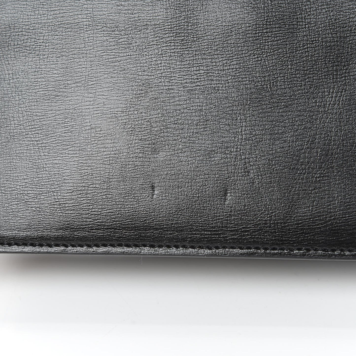 Calfskin Monogram Sunset Chain Wallet Black