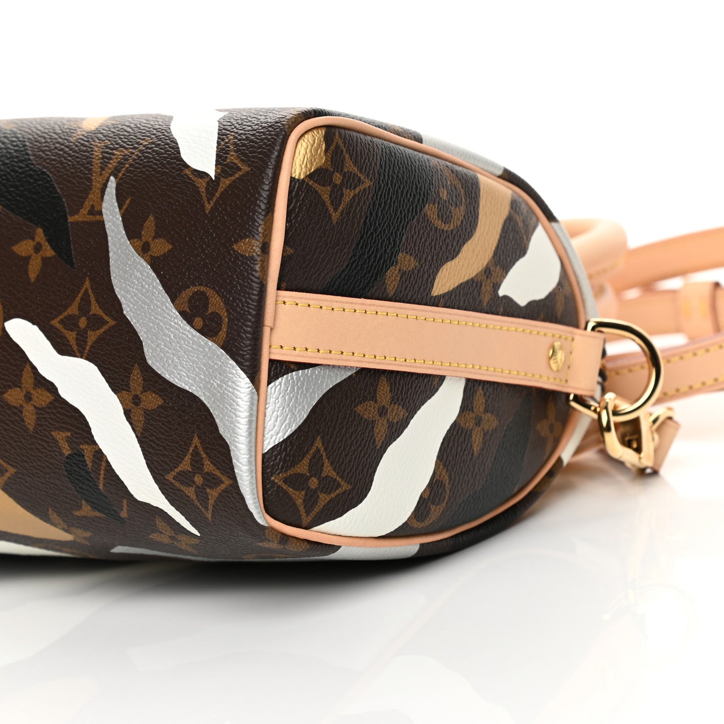 X LOL Monogram Speedy BB Gold Silver