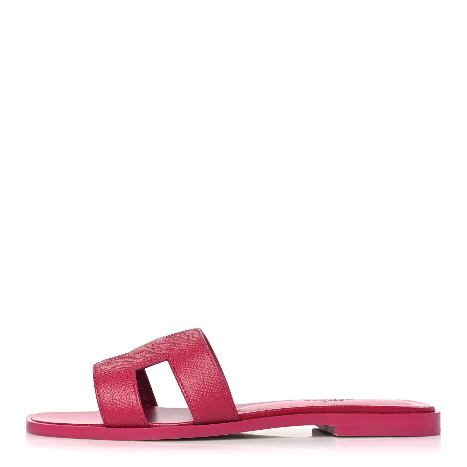 Hermes Epsom Oran Sandals 37 Rouge Azalee 1 of 11