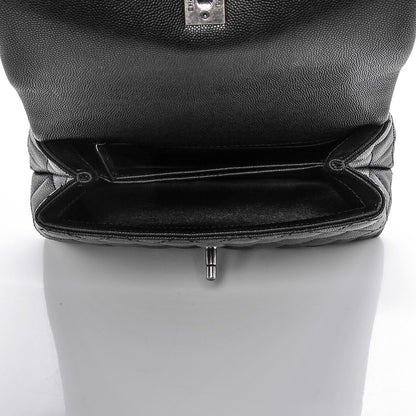 Chanel Caviar Lizard Quilted Mini Coco Handle Flap Black 6 of 9