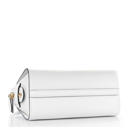 Prada Saffiano Soft Calfskin Double Handle Satchel White 4 of 8
