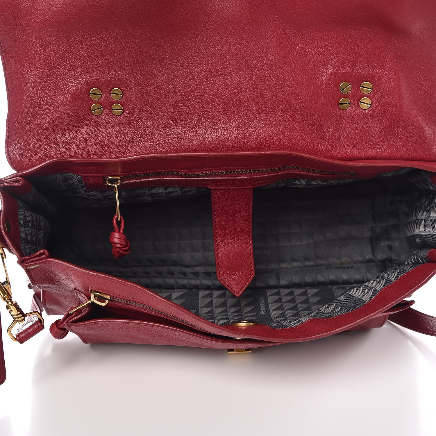 Proenza Schouler Lambskin Medium PS1 Satchel Chianti 5 of 10
