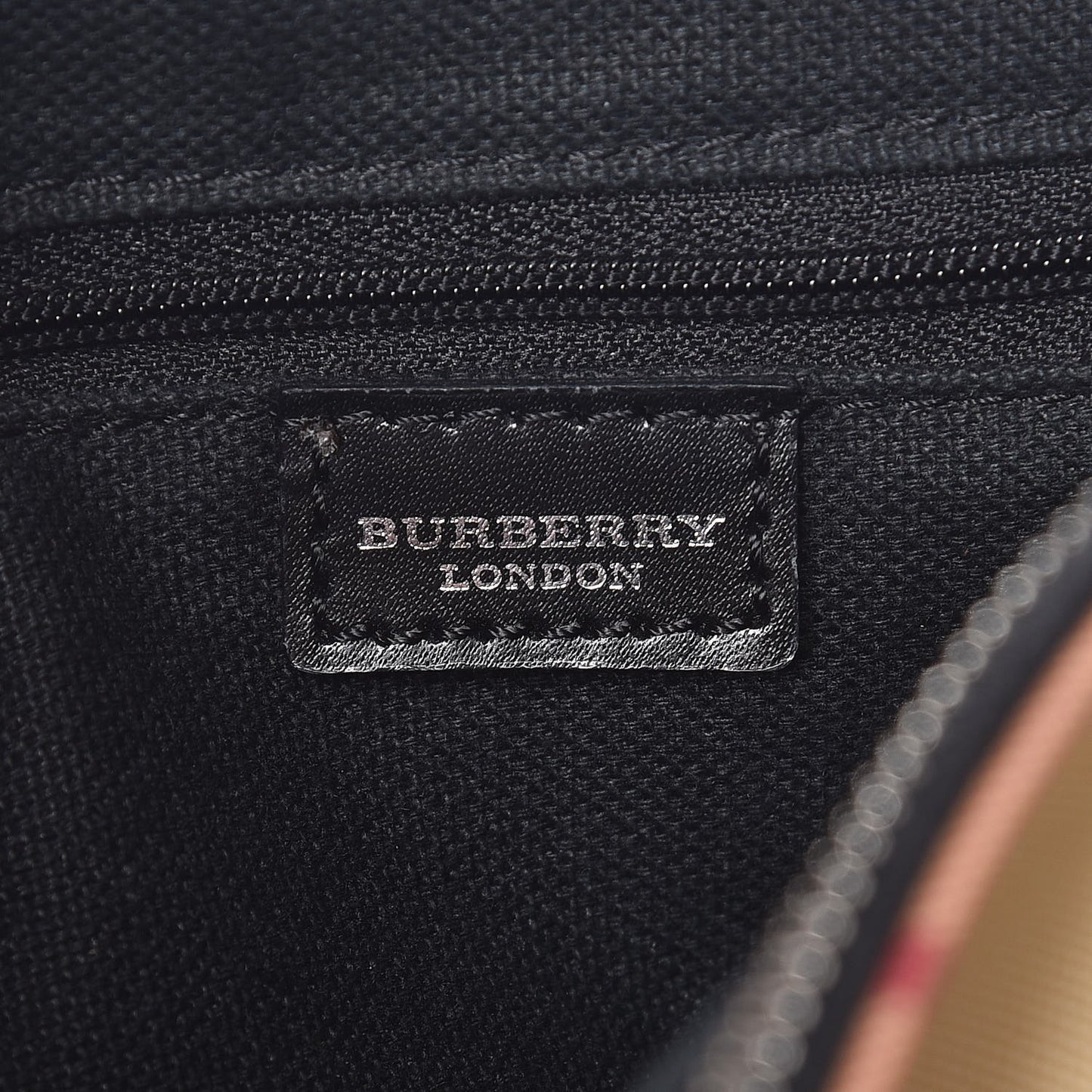 House Check London Satchel Black
