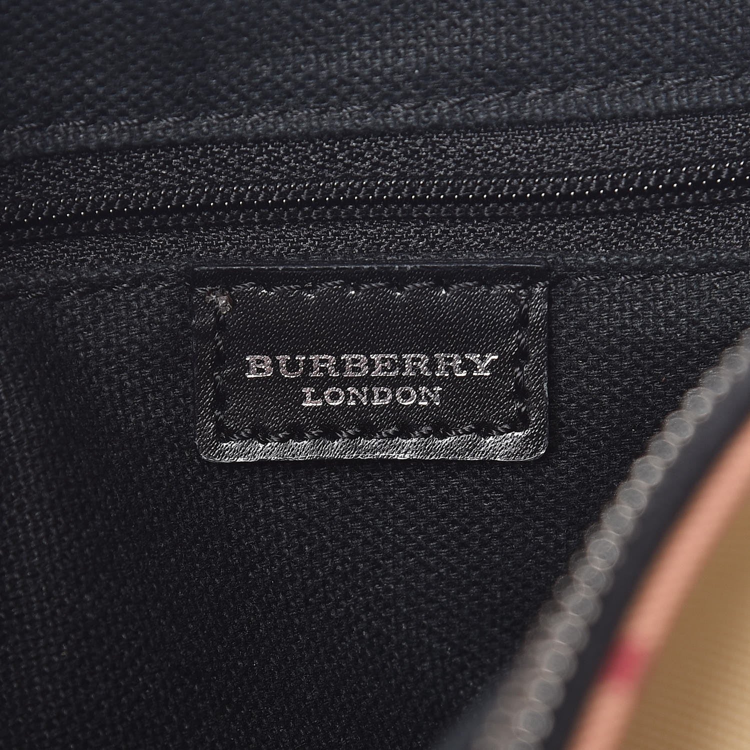 Burberry House Check London Satchel Black 6 of 11
