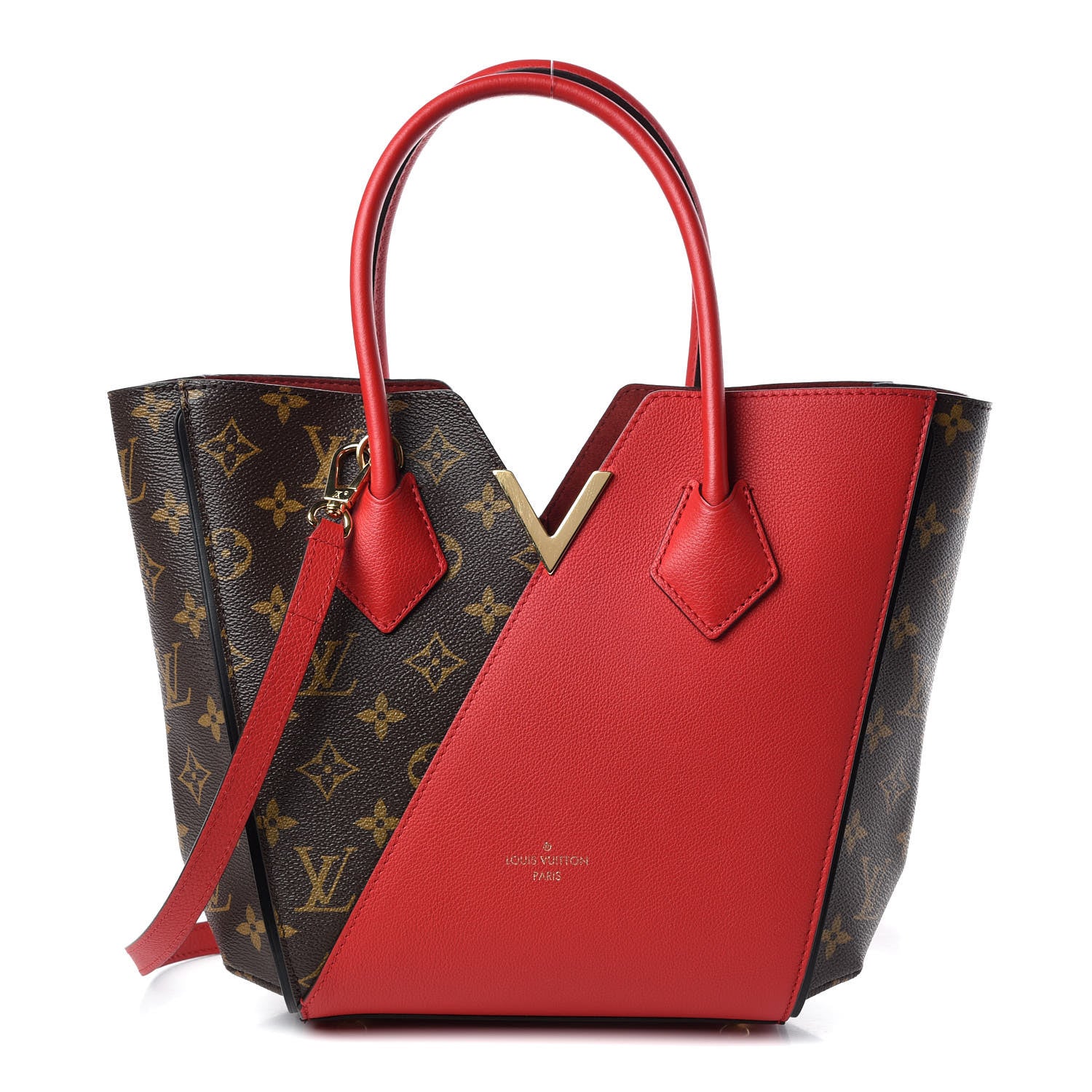 Louis Vuitton Calfskin Monogram Kimono Tote PM Cherry 1 of 9