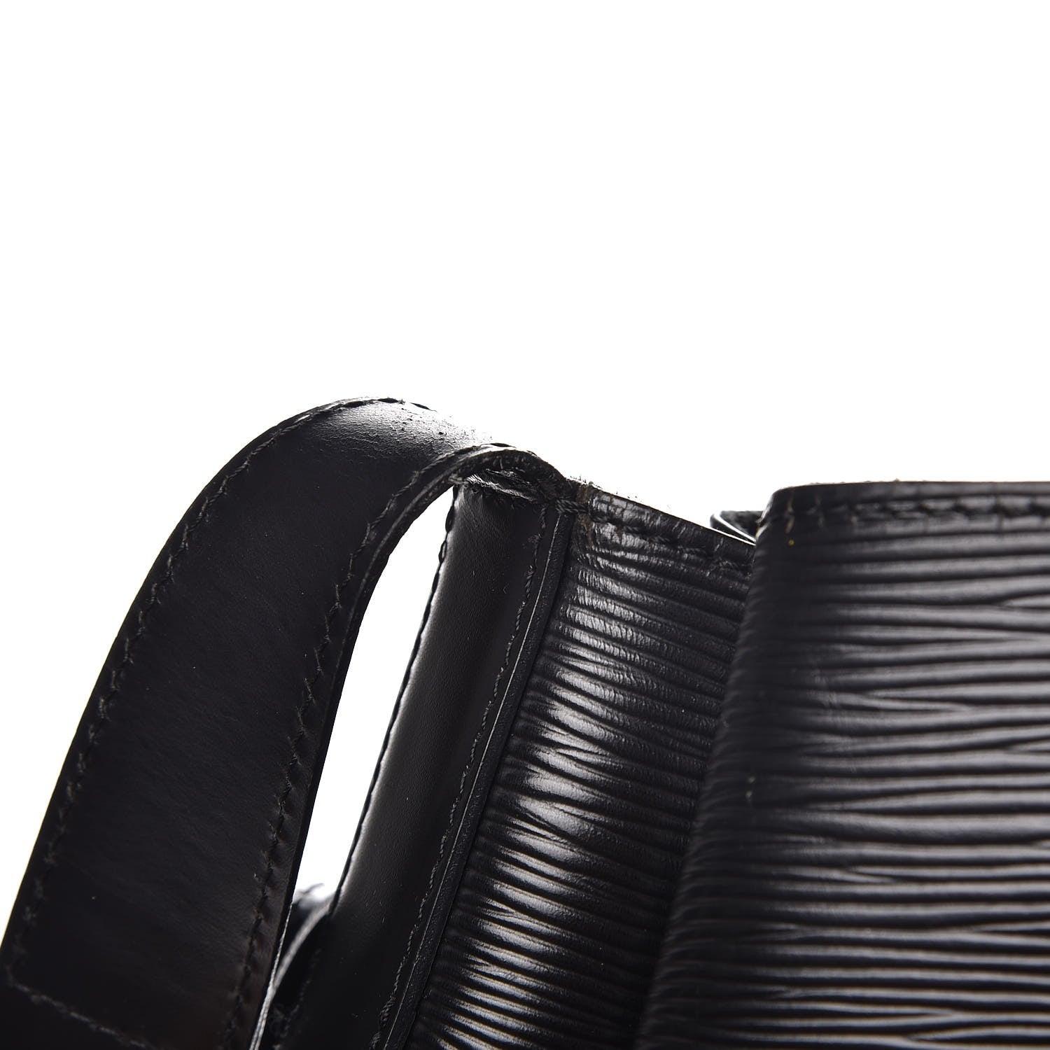 Louis Vuitton Epi Sac D'Epaule GM Black 9 of 12