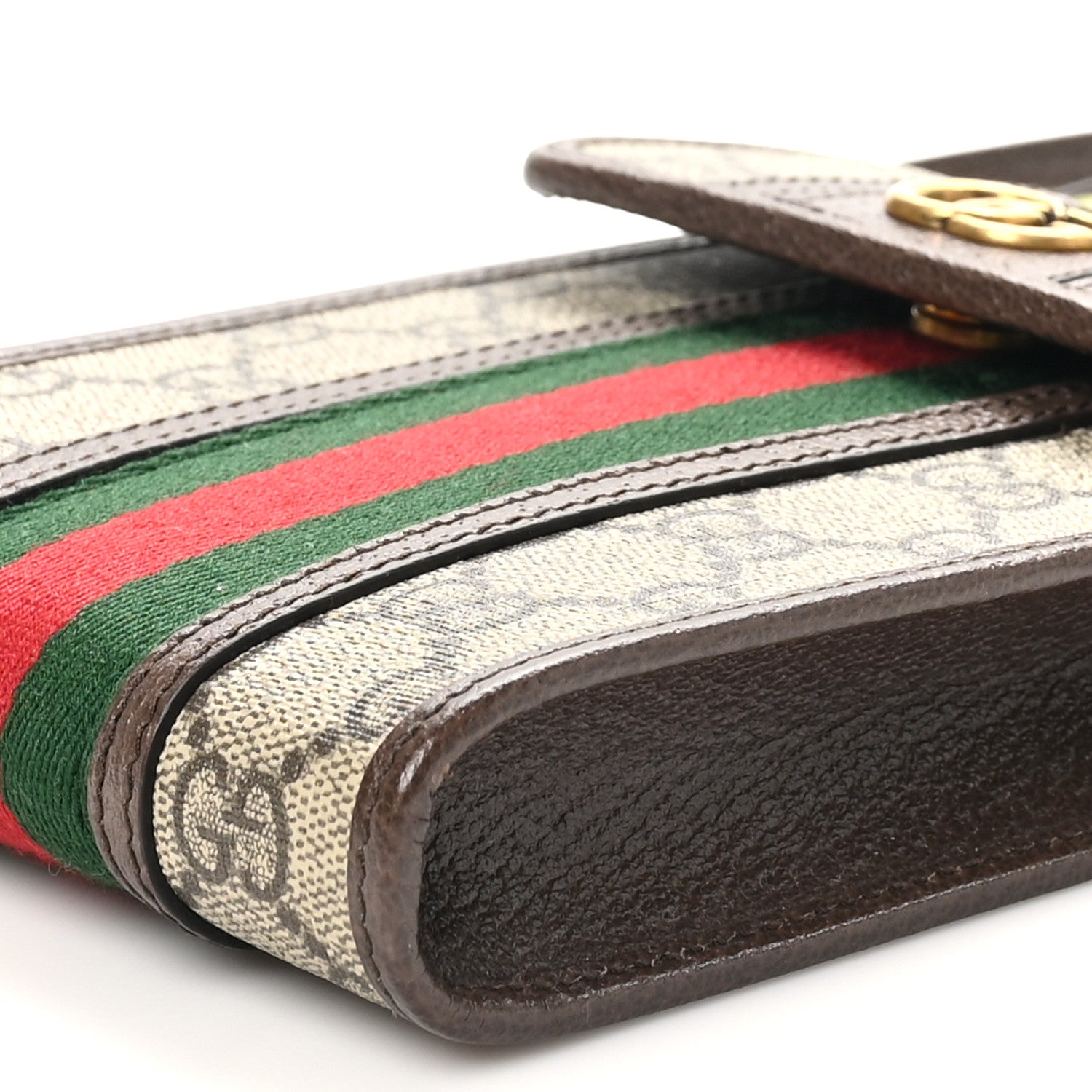 Gucci GG Supreme Monogram Web Mini Ophidia Crossbody Bag Beige New Acero 9 of 10