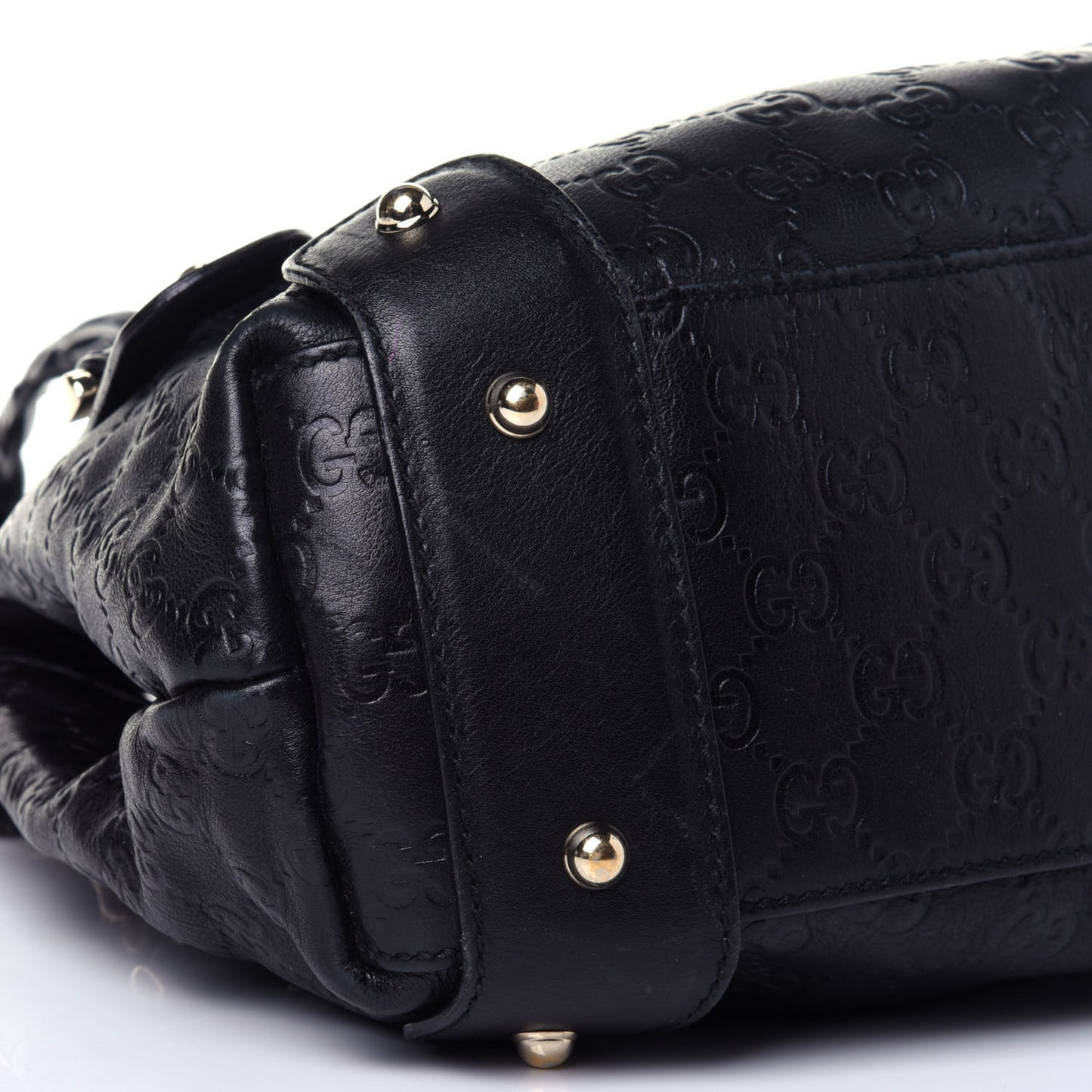 Guccissima Small Pelham Shoulder Bag Black