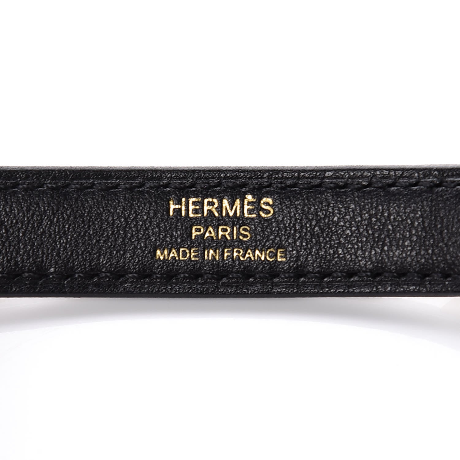 Hermes Swift 16mm Mini Dog Carres Bag Strap Black 3 of 5
