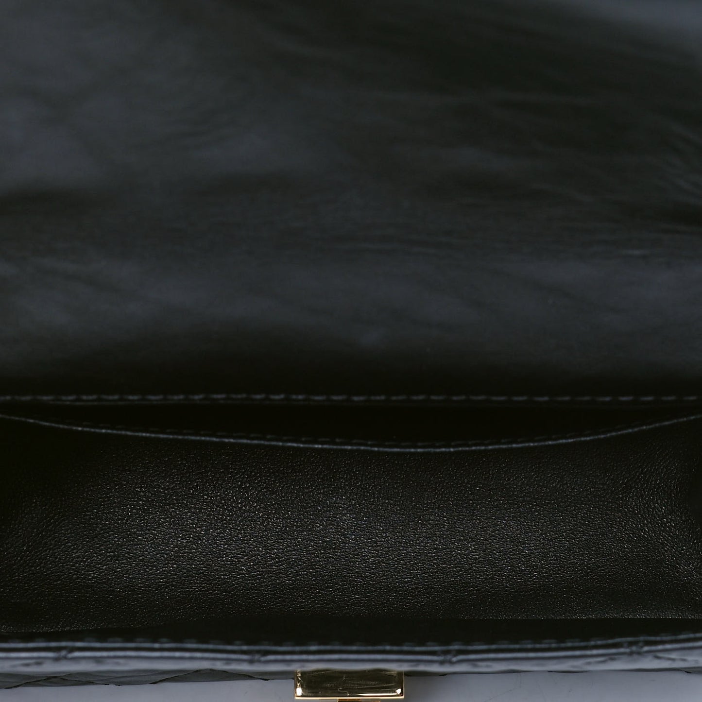 Aged Calfskin Quilted 2.55 Reissue Mini Flap Black