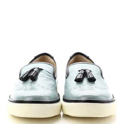 Hermes Patent Epsom Esprit Ghillies Tassel Loafers 40 2 of 8