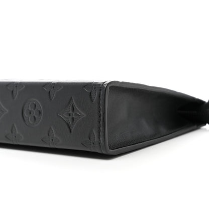 Louis Vuitton Calfskin Monogram Shadow Gaston Wearable Wallet 6 of 7