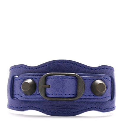 Balenciaga Agneau Arena Classic Hardware Bracelet M Bleu Lavande 1 of 6