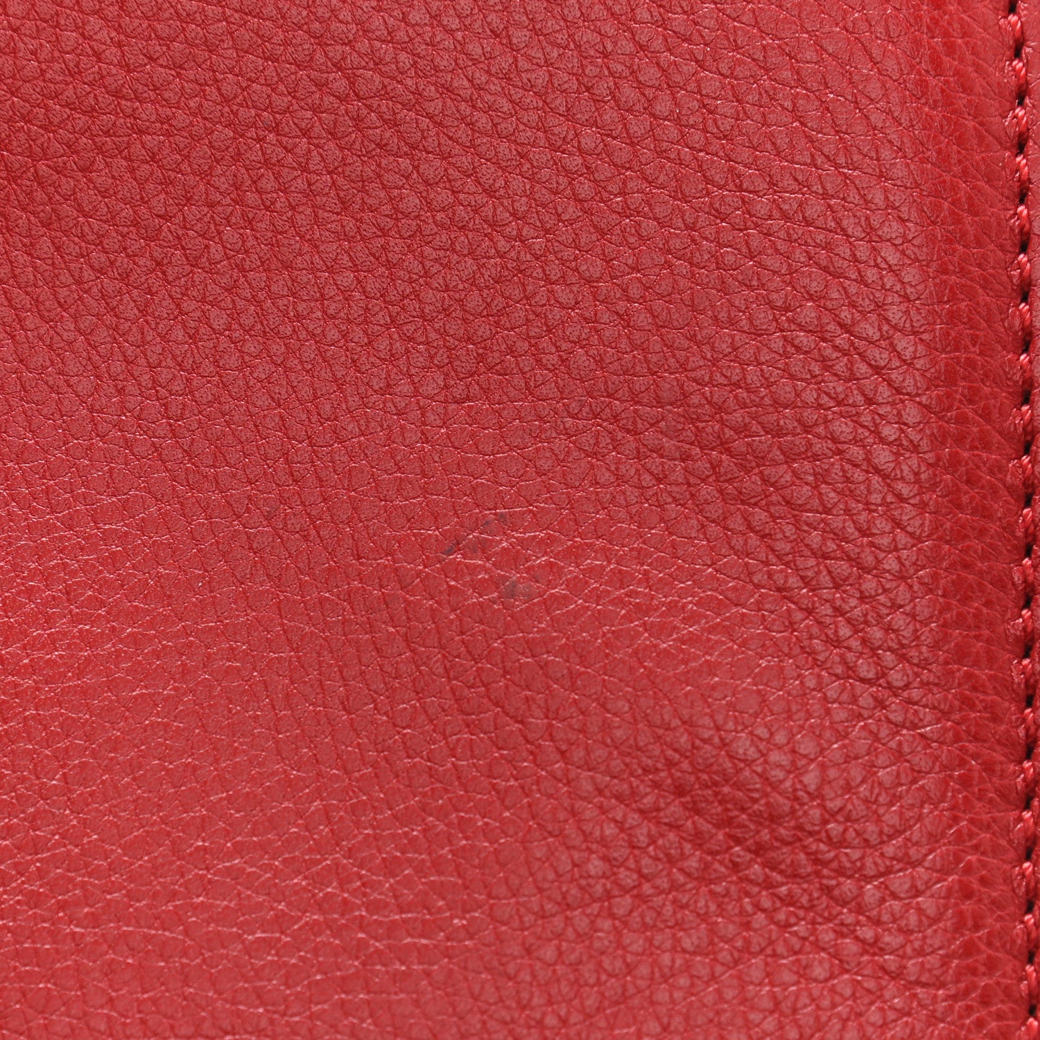 Valentino Garavani Pebbled Calfskin Medium Glam Lock Rockstud Flap Red 11 of 14
