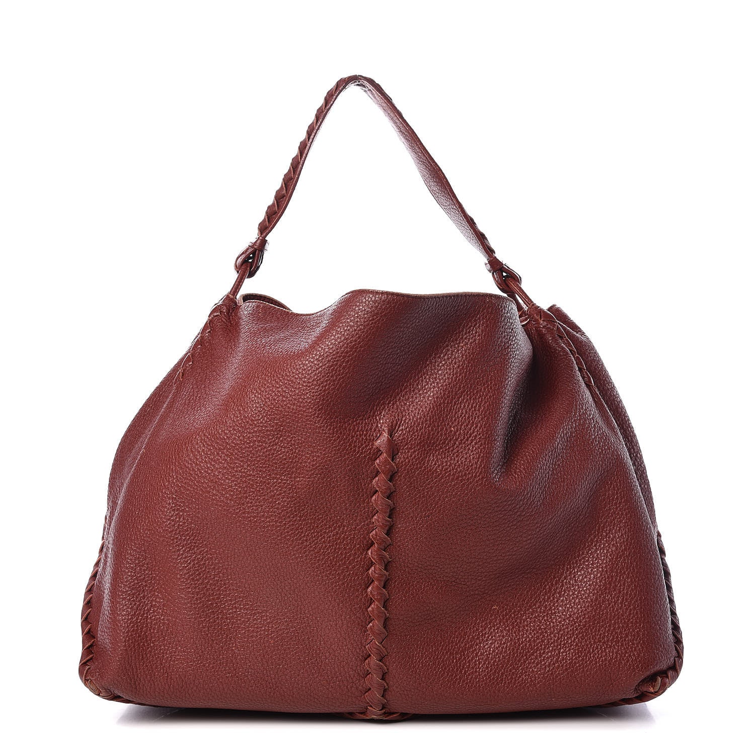 Bottega Veneta Washed Cervo Deerskin Large Hobo Brique 1 of 21