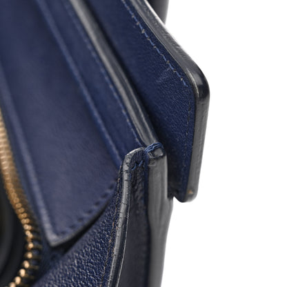 Celine Smooth Calfskin Nano Luggage Navy Blue 13 of 14