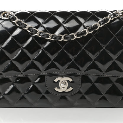 Chanel Patent Quilted Medium Double Flap Black 8 of 17