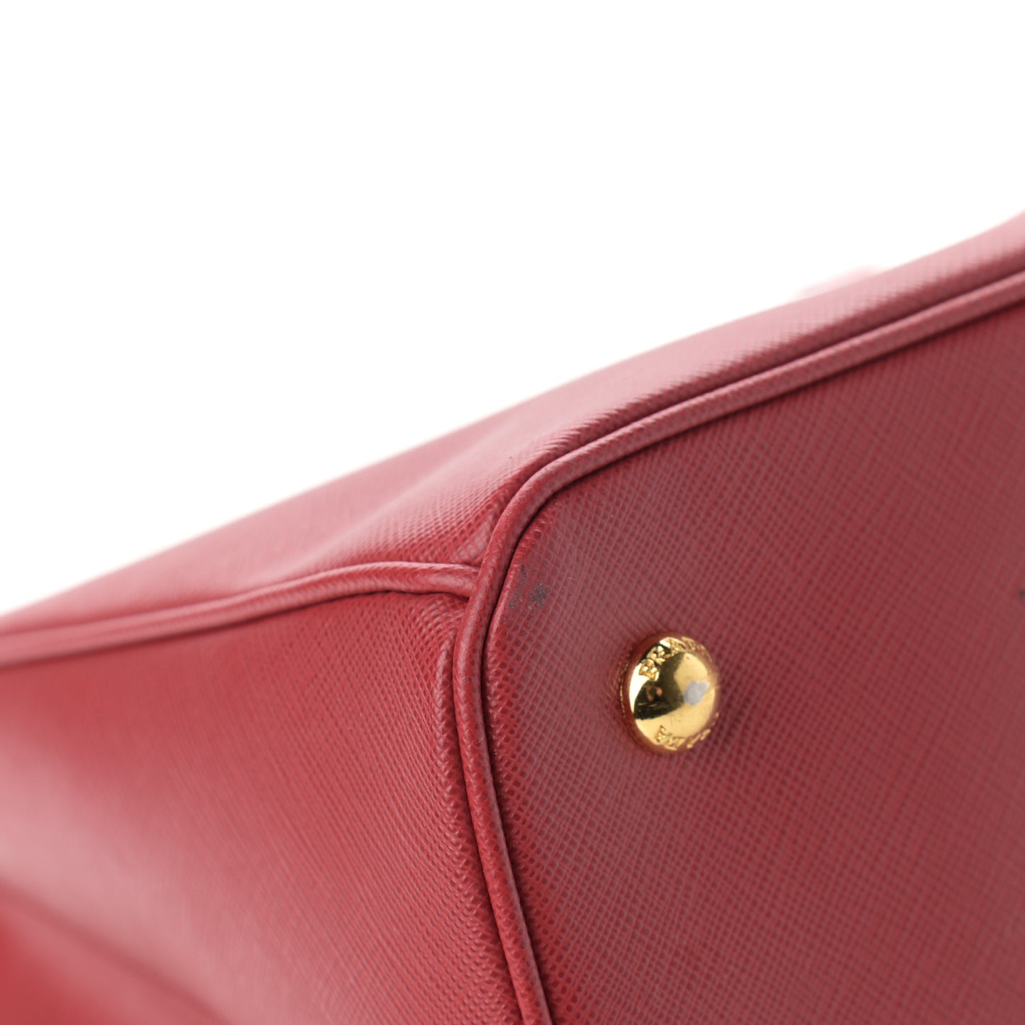 Saffiano Medium Galleria Double Zip Tote Fuoco