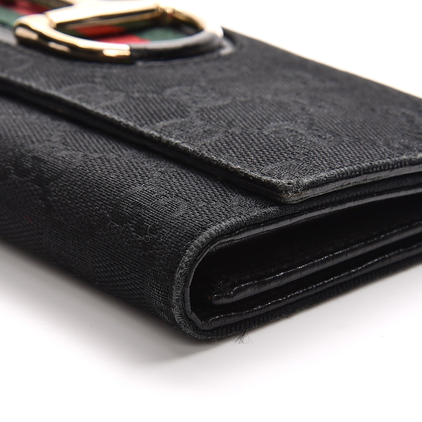 Monogram Web Hasler Continental Wallet Black