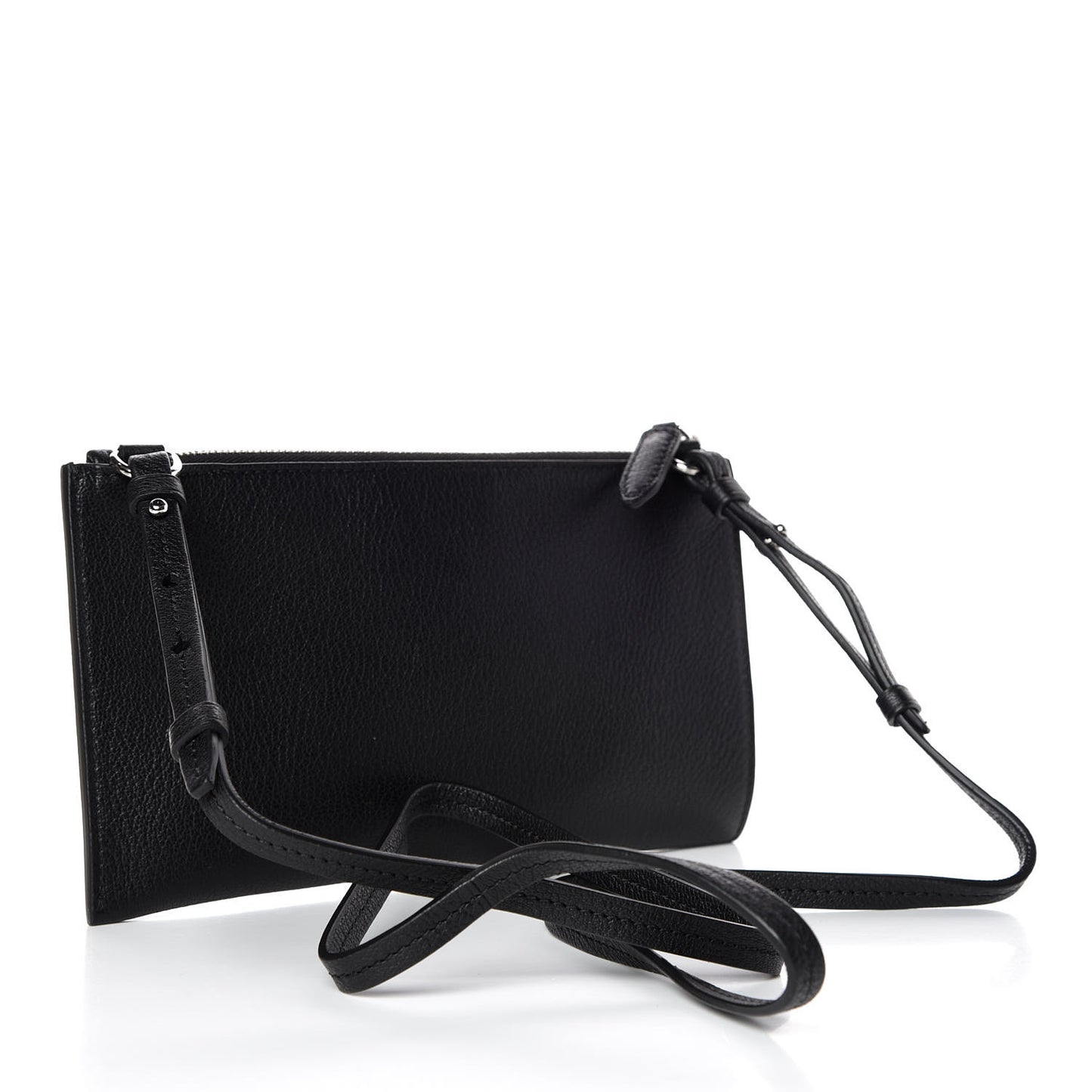 Grained Goatskin Antigona Crossbody Black