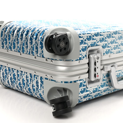 Christian Dior X RIMOWA Aluminum Gradient Cabin Luggage Blue Multi 8 of 8
