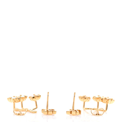 Louis Vuitton Metal Crystal Loulougram Earrings Multicolor 3 of 4