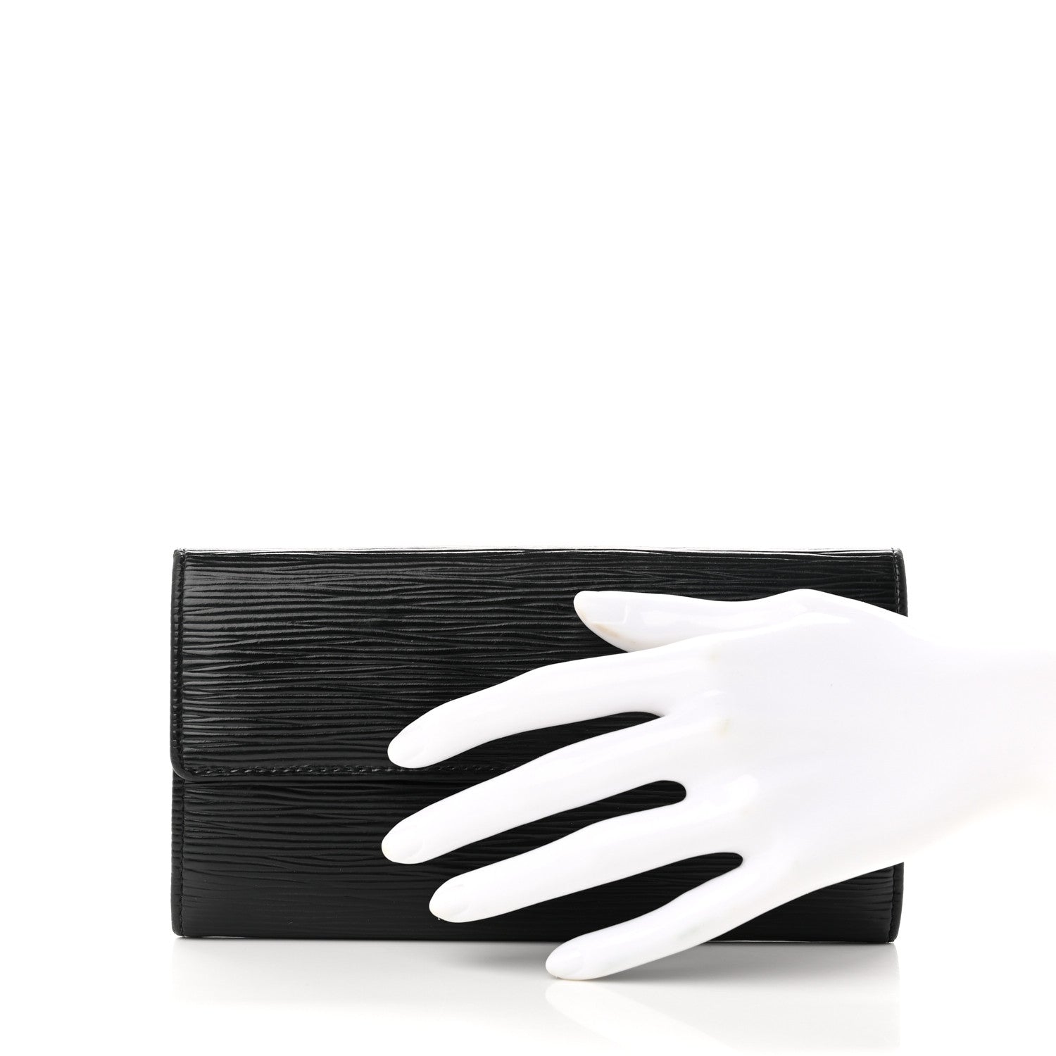 Louis Vuitton Epi Sarah Wallet Black 2 of 7