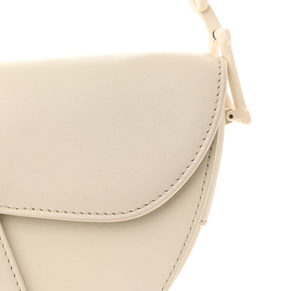 Christian Dior Ultra Matte Calfskin Saddle Bag Off White 11 of 11