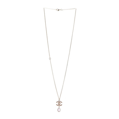 Chanel Enamel CC Drop Necklace Gold 3 of 5