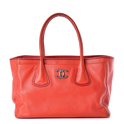 Chanel Lambskin Executive Cerf Shopper Tote Red 1 of 21