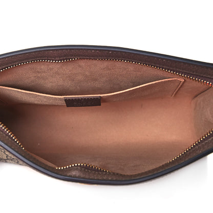 Gucci GG Supreme Monogram Web Ophidia Pouch Brown 4 of 7