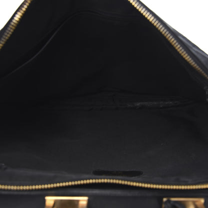 Chanel Lambskin Stitched Suitcase Travel Bag Black 5 of 16