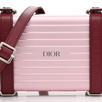 Christian Dior X RIMOWA Aluminum Personal Clutch On Strap Rose 8 of 10