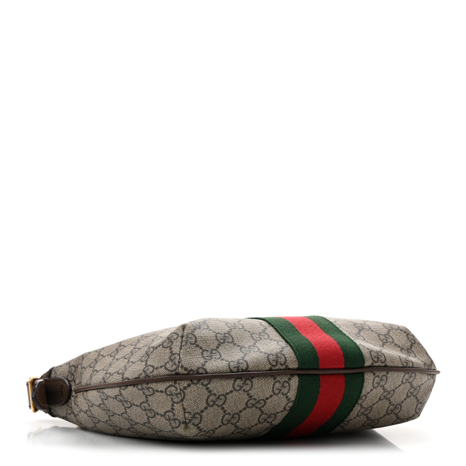 Gucci GG Supreme Monogram Web Small Ophidia Half Moon Hobo Brown 4 of 13