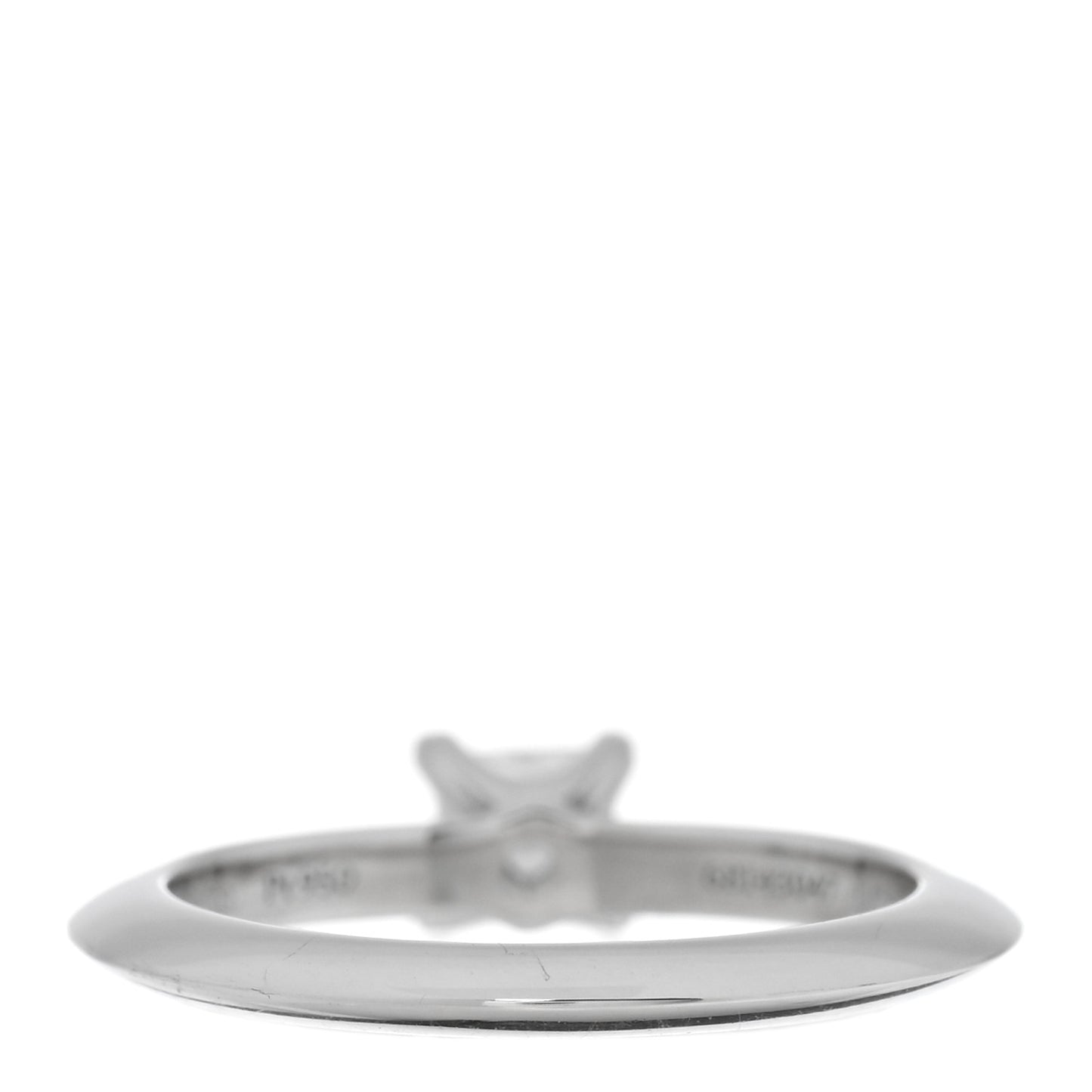 Platinum  .31 Carat Princess Cut Diamond Engagement Ring 47 4 47 4