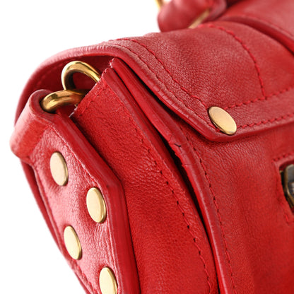 Proenza Schouler Lambskin Medium PS1 Satchel Bright Red 11 of 14