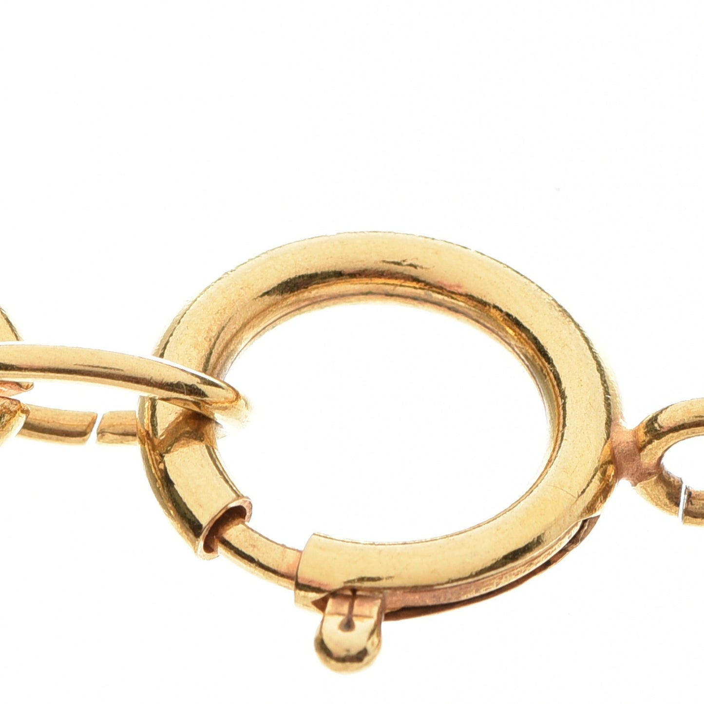 Short CC Necklace Gold
