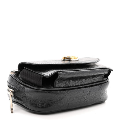 Gucci Fluffy Calfskin Mini Morpheus Belt Bag 90 36 Black 4 of 11