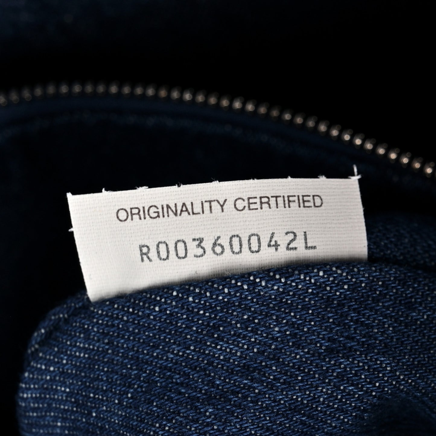 Denim Intrecciato Small Shopper Tote Blue