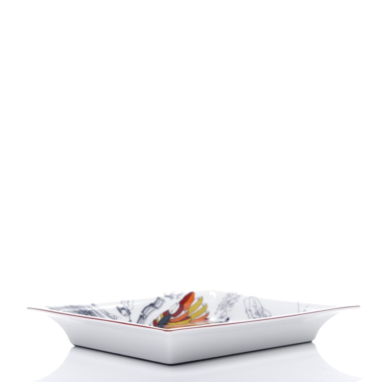 Porcelain Pegase Change Tray Anis Outremer