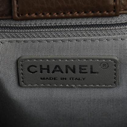 Chanel Deerskin Cerf Executive Shopper Tote Brown 6 of 8