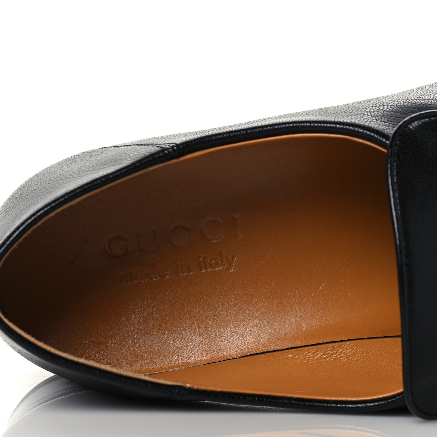 Goatskin Mens Horsebit Loafers 8.5 Black