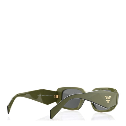 Prada Acetate Symbole Sunglasses SPR 17W Green 4 of 7