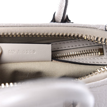 Givenchy Calfskin Crocodile Embossed Mini Antigona Dune 9 of 10
