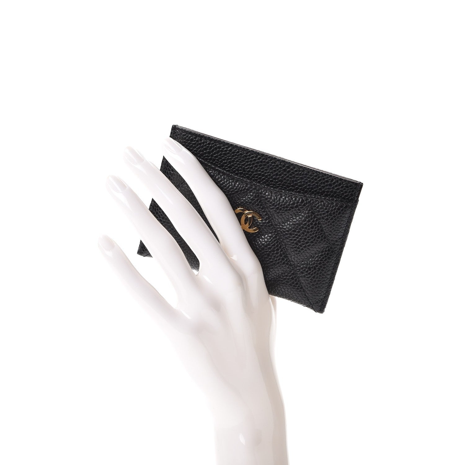 Chanel Caviar Quilted Card Holder Black 2 of 9