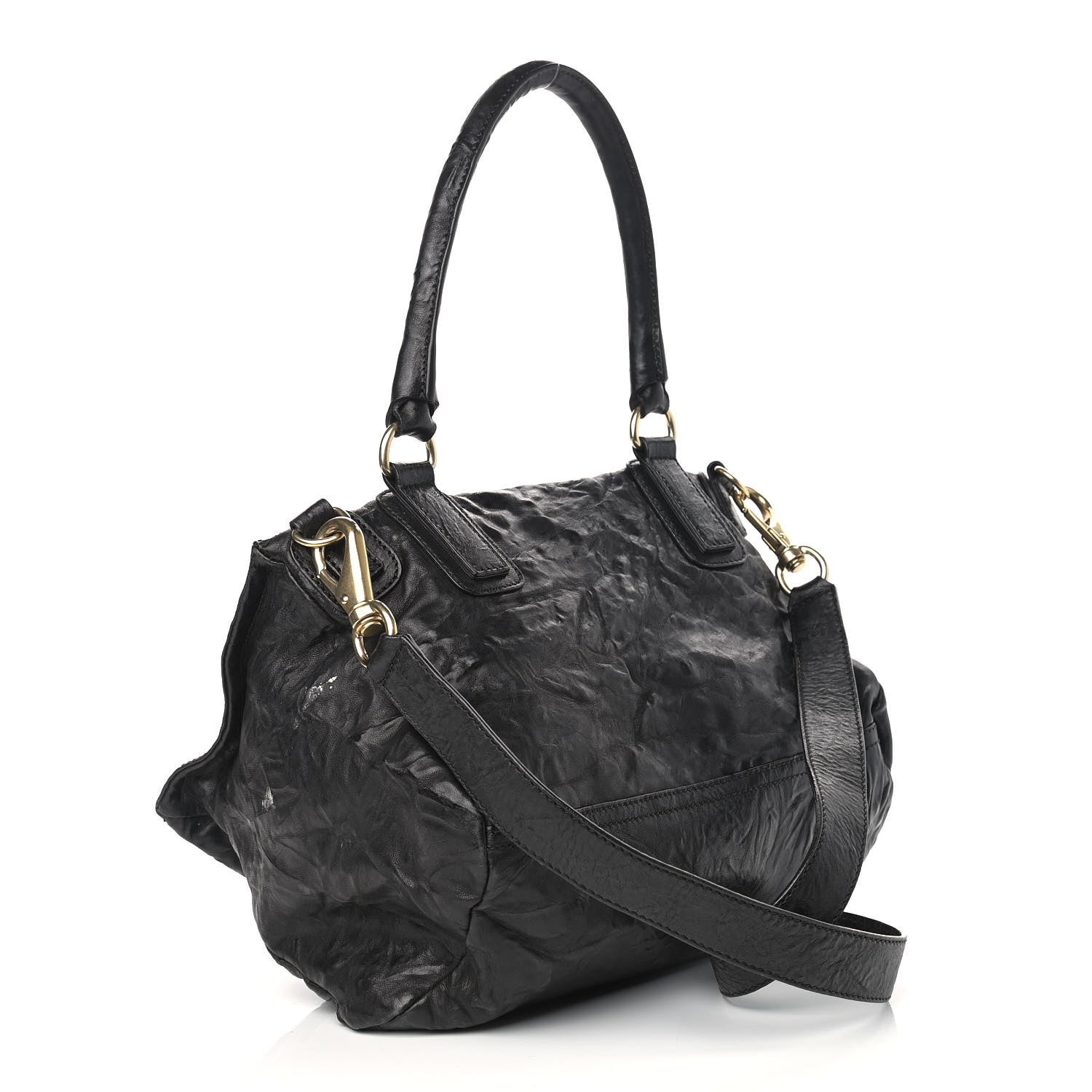 Givenchy Tumbled Sheepskin Medium Pandora Black 3 of 15