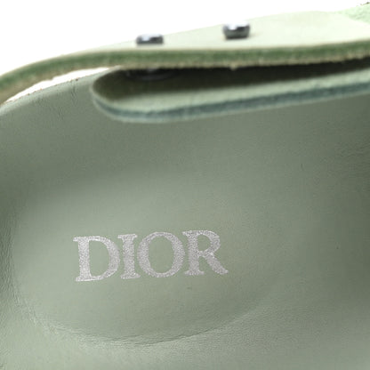 Christian Dior X BIRKENSTOCK Suede Calfskin Tokio Mule 41 Water Green 8 of 10